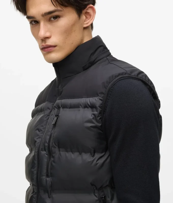 Puffervest med hette