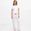 Pyjamasett med hjerteprint