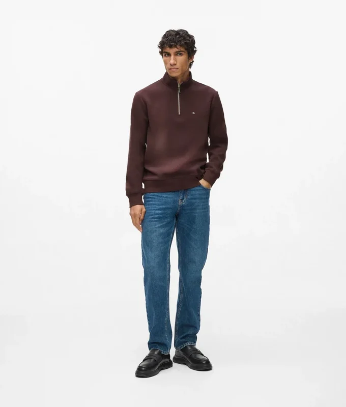 Quarter zip-genser