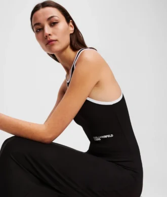 RACER-NECK DRESS