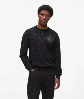 Rhinestone Degradé genser