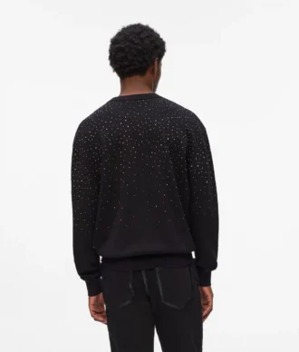 Rhinestone Degradé genser