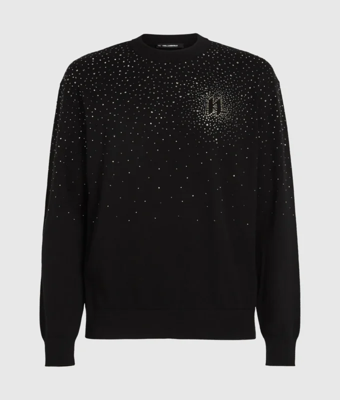 Rhinestone Degradé genser