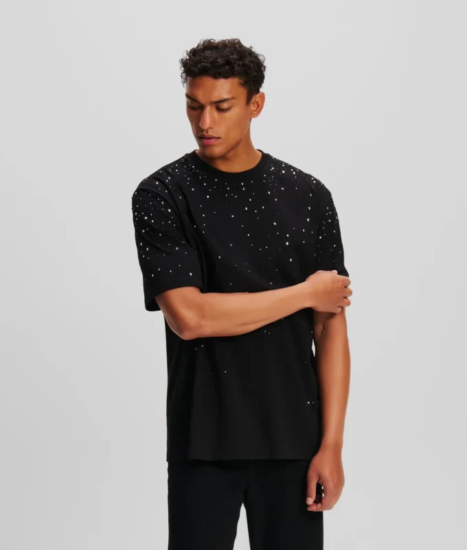 RHINESTONE DEGRADÉ T-SKJORTE