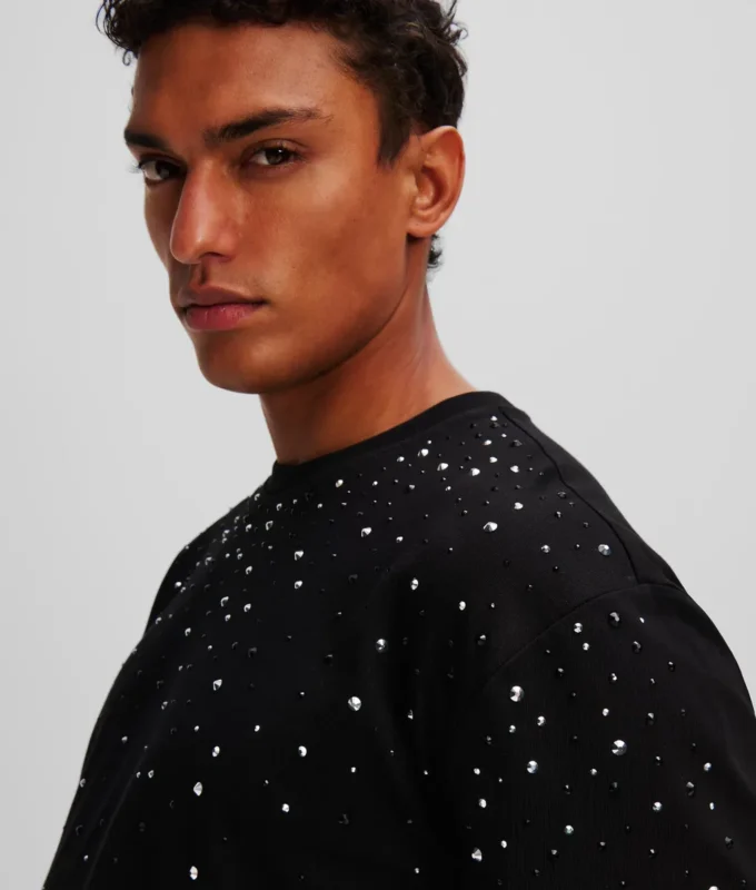 RHINESTONE DEGRADÉ T-SKJORTE