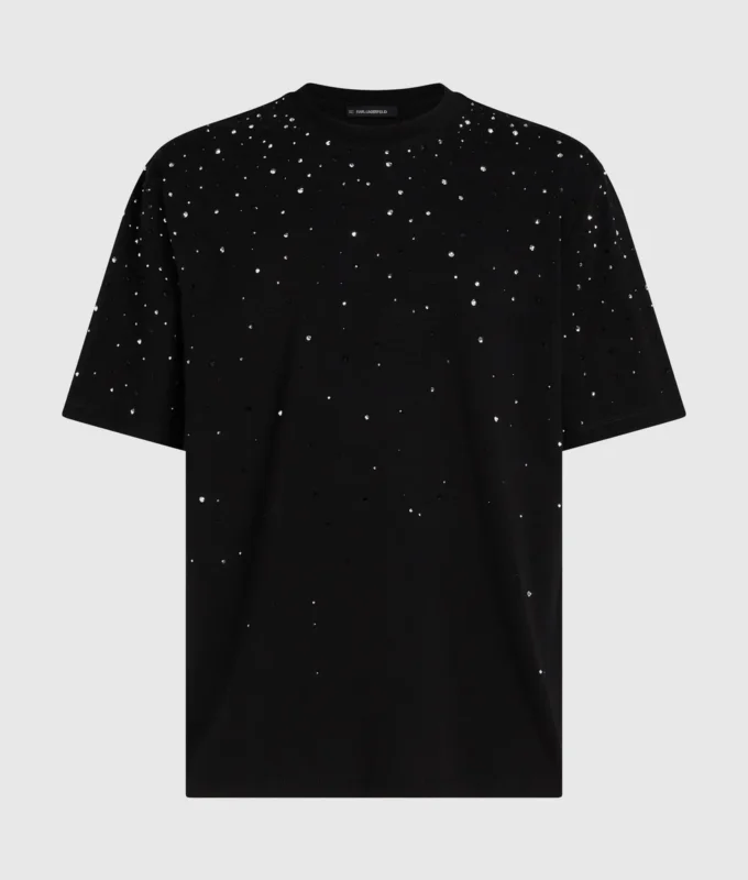 RHINESTONE DEGRADÉ T-SKJORTE