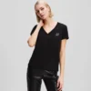 RHINESTONE IKON CHOUPETTE V-NECK T-SKJORTE