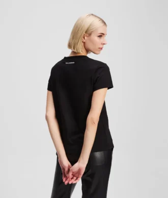 RHINESTONE IKON CHOUPETTE V-NECK T-SKJORTE