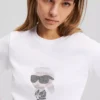 RHINESTONE IKON KARL T-SKJORTE