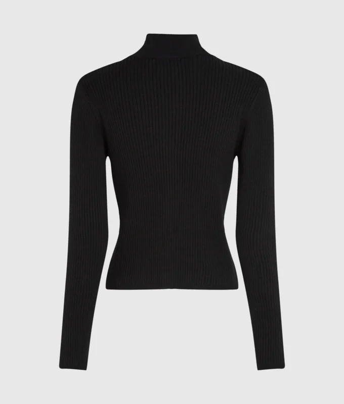 Ribbestrikket cardigan