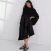 RIBBESTRIKKET PONCHO