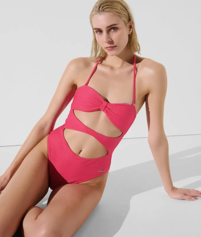 RIBBET BANDEAU-BADEDRAKT