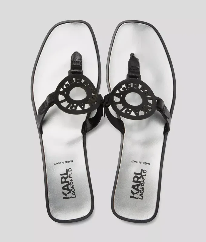 RING LOGO SANDALS