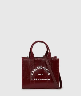 Rue St-Guillaume mini belagt totebag