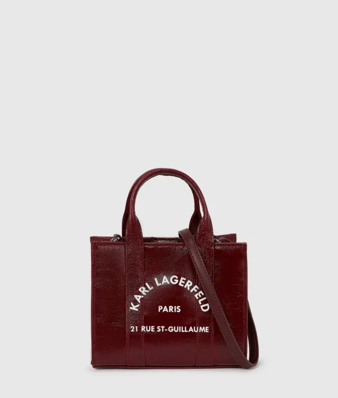 Rue St-Guillaume mini belagt totebag