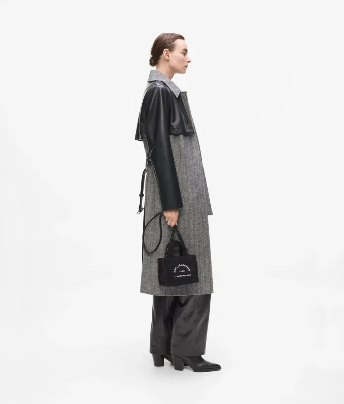 Rue St-Guillaume mini shearling tote bag