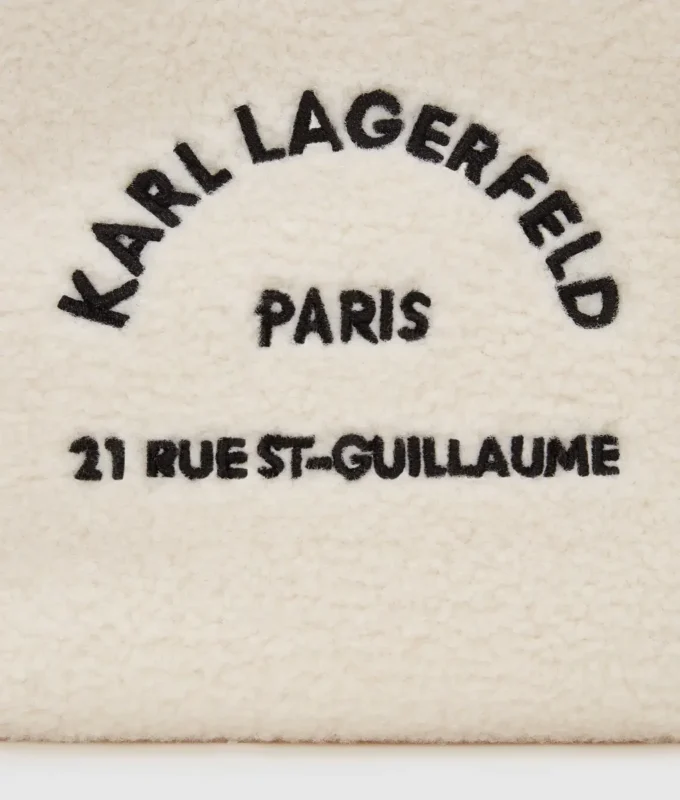 Rue St-Guillaume mini shearling tote bag
