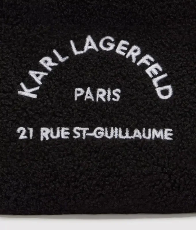 Rue St-Guillaume mini shearling tote bag