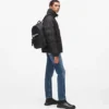 Ryggsekk i nylon med logo