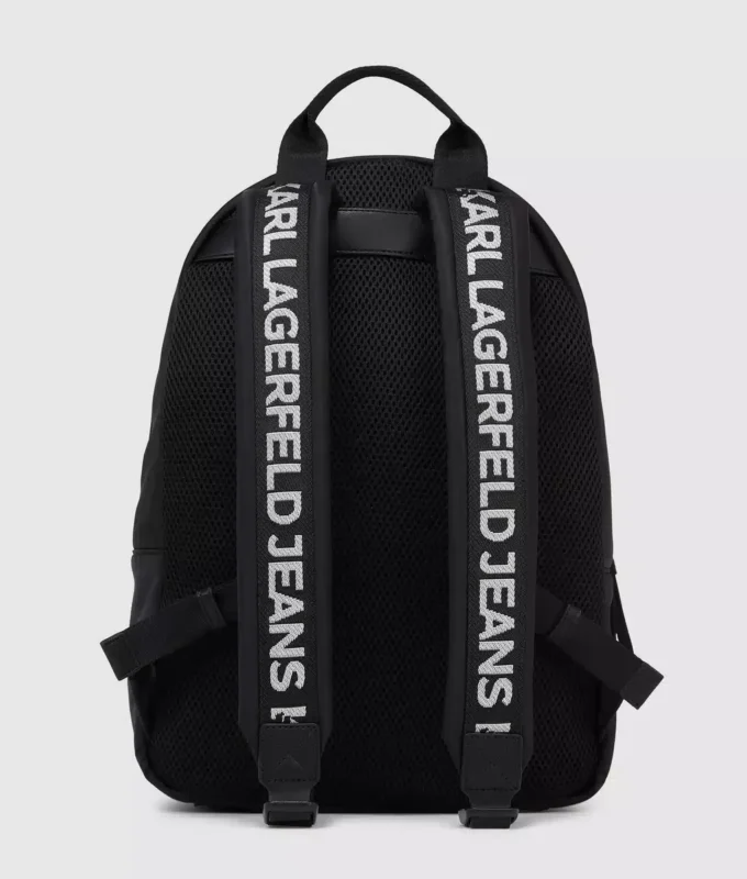 Ryggsekk i nylon med logo