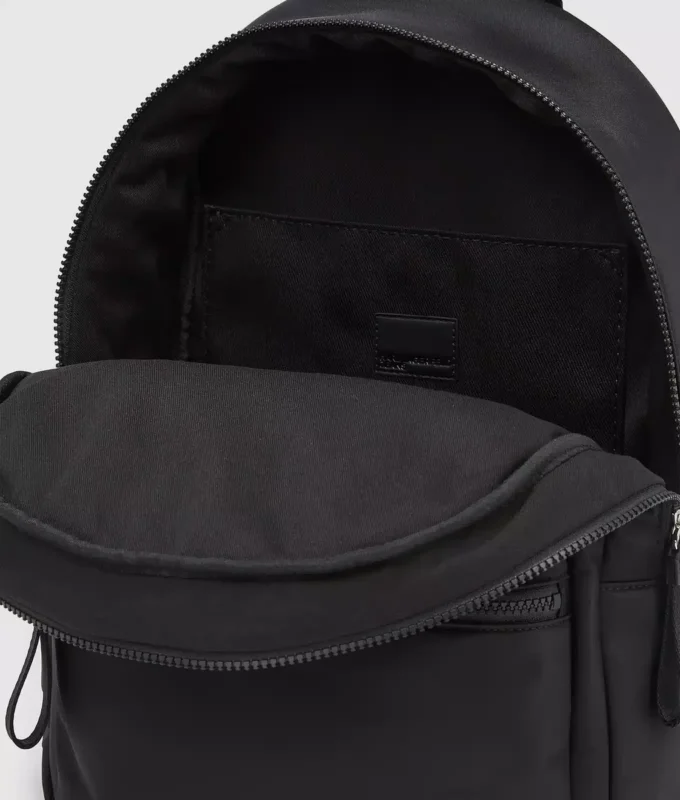 Ryggsekk i nylon med logo