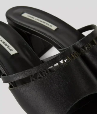 SANDALER MED UTSKJÆRET HÆL