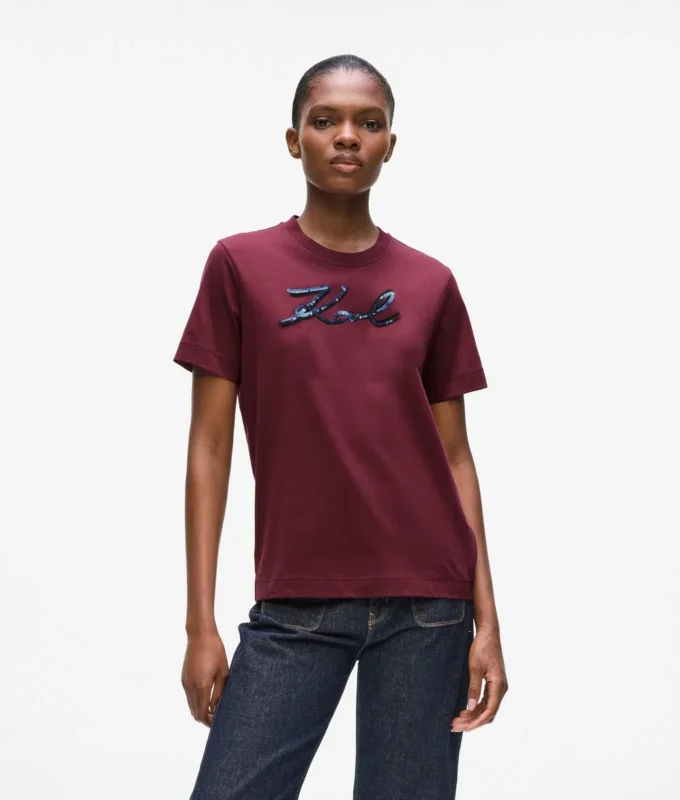 Sequin Signature T-skjorte