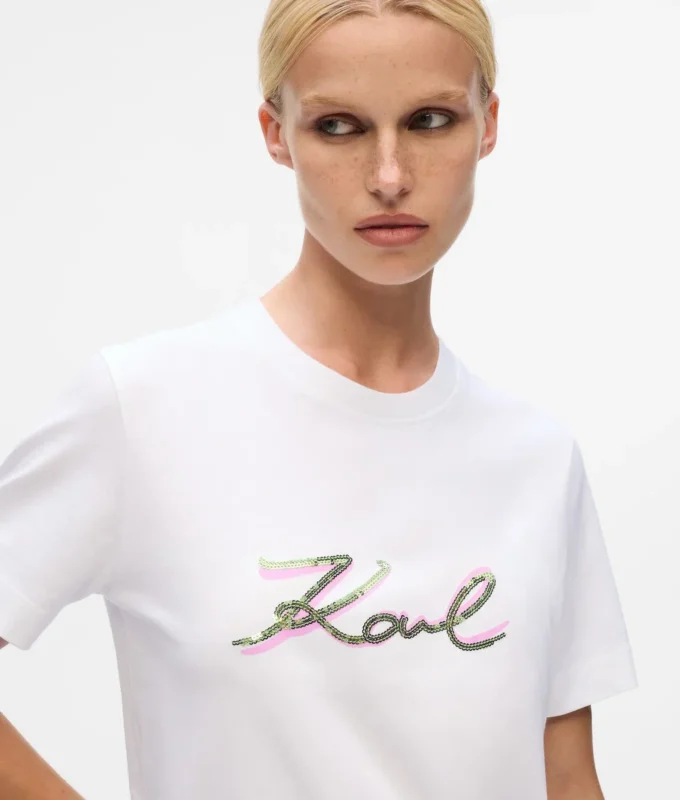 Sequin Signature T-skjorte