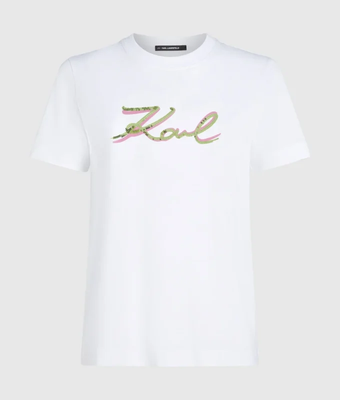 Sequin Signature T-skjorte