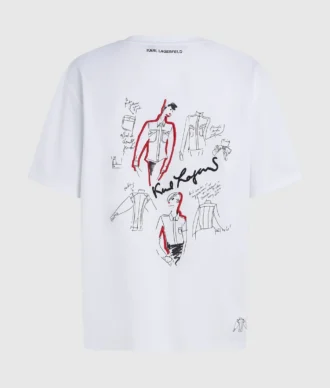 Serie oversized T-skjorte