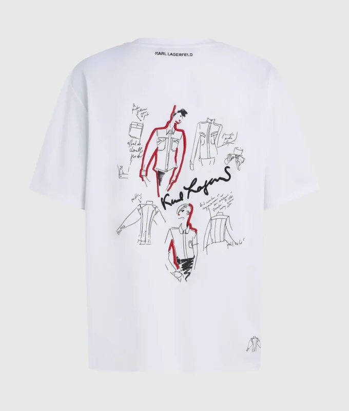 Serie oversized T-skjorte