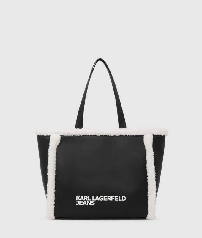 Shearling-veske