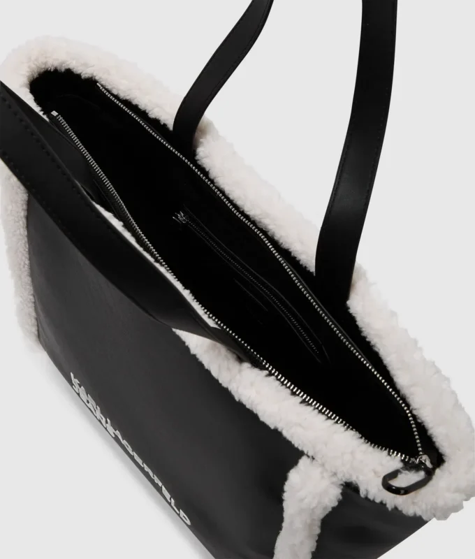 Shearling-veske