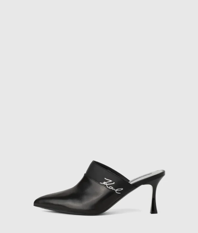 Sienna mules med hæl