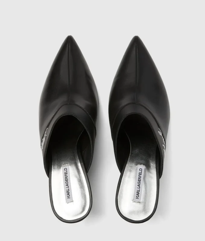 Sienna mules med hæl