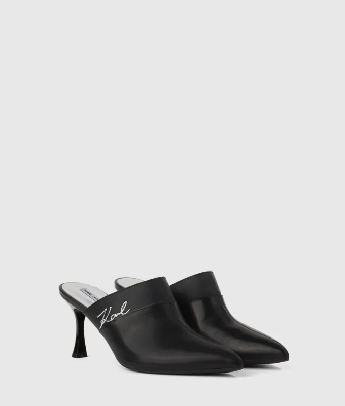 Sienna mules med hæl
