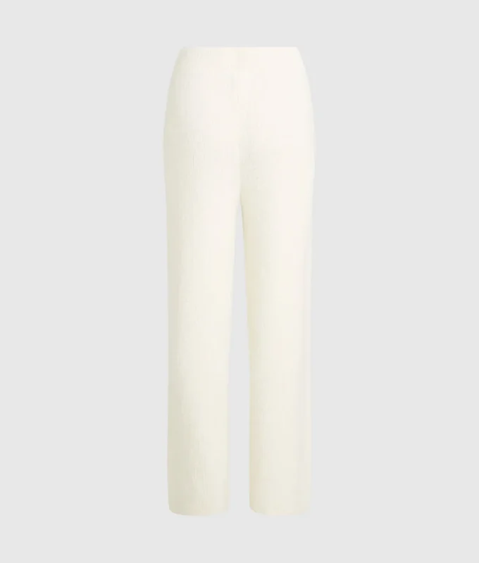 Signatur fleece-loungebukser