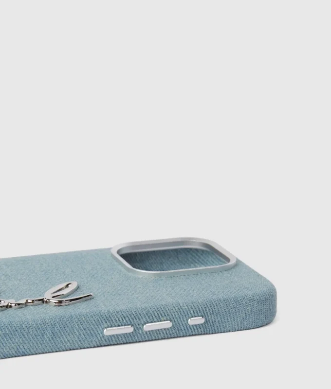 Signatur iPhone 16 Pro-etui i denim