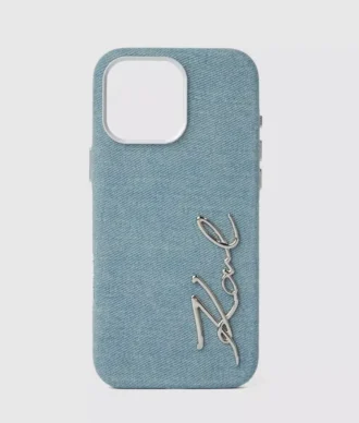 Signatur iPhone 16 Pro Max-etui i denim