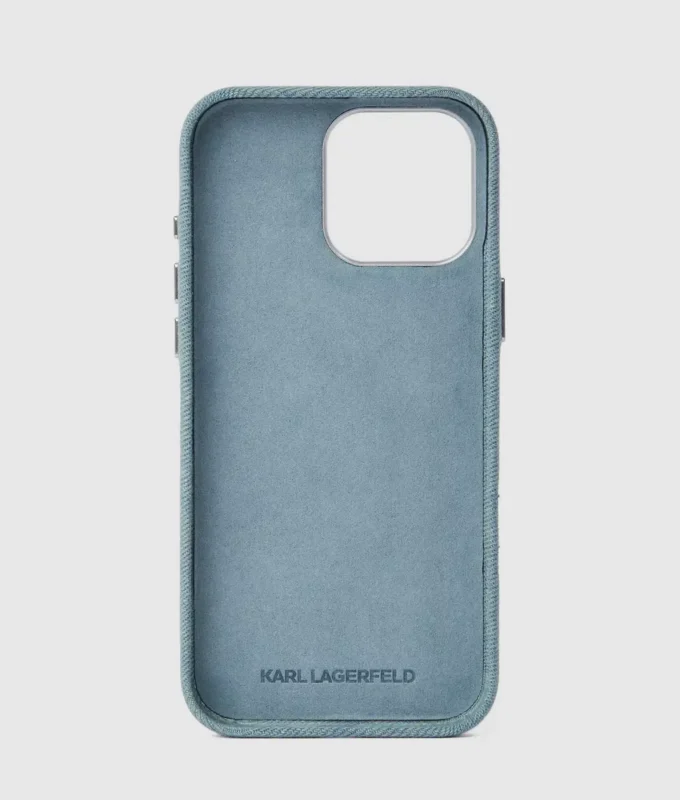Signatur iPhone 16 Pro Max-etui i denim