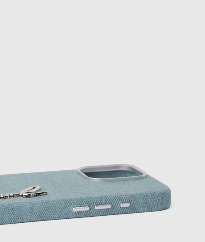 Signatur iPhone 16 Pro Max-etui i denim