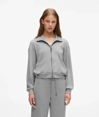 Signatur-loungesweatshirt med glidelås