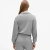 Signatur-loungesweatshirt med glidelås