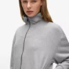 Signatur-loungesweatshirt med glidelås