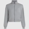 Signatur-loungesweatshirt med glidelås