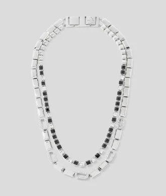 SIGNATURE PAVÉ CRYSTALS HALSKJEDE