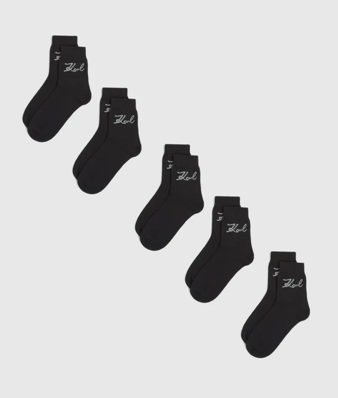 Signature-sokker – 5-pakning