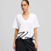 SIGNATURE V-NECK T-SKJORTE