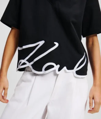 SIGNATURE V-NECK T-SKJORTE