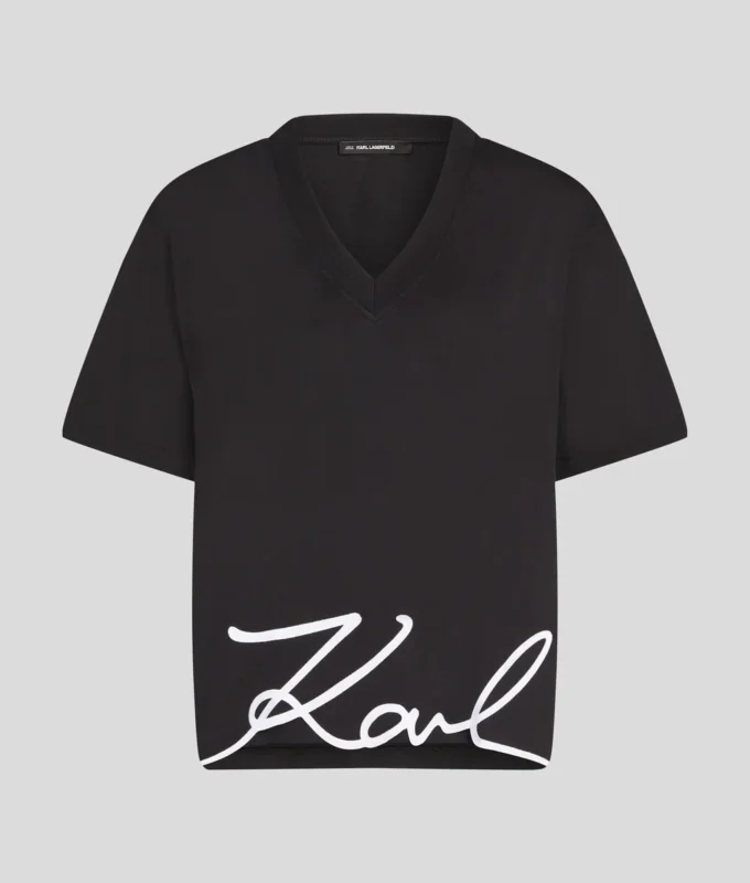SIGNATURE V-NECK T-SKJORTE